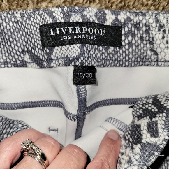 Liverpool Python Snake Print Pull On Pants Size 10 - Picture 7 of 7